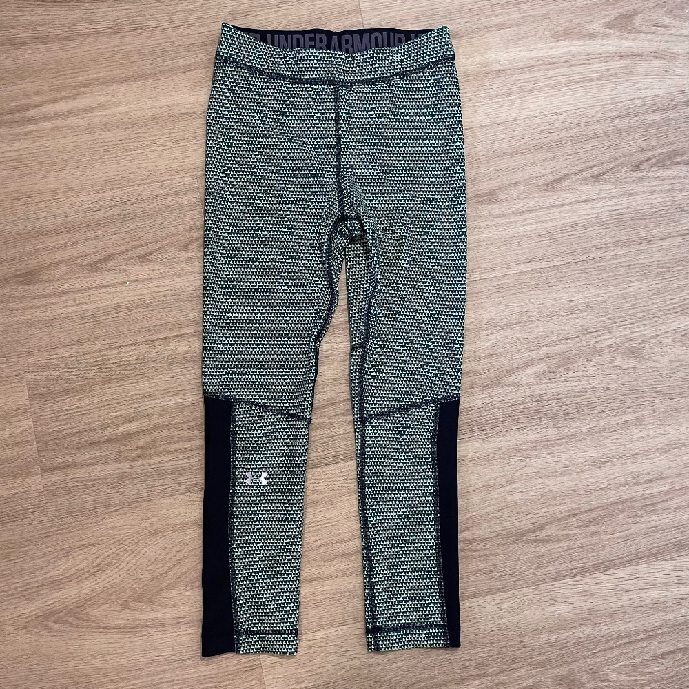 Under Armour Green Patterned Leggings